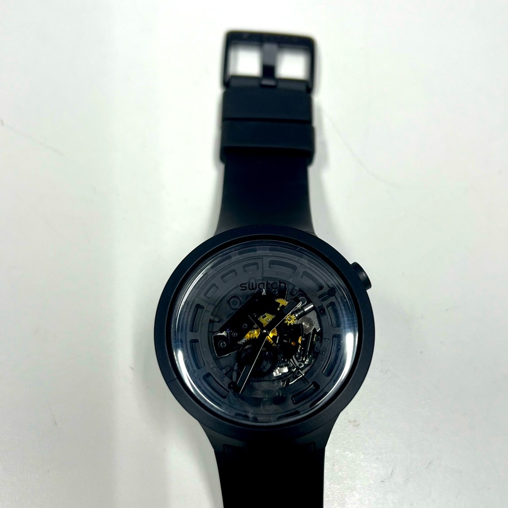 Swatch Mens C-Black (SB03B100)